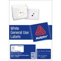 AVERY 938201 L7159GU GENERAL USE LASER INKJET COPIER LABELS 24 PER PAGE 100 SHEETS