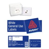 AVERY 938211 L7158GU GENERAL USE LASER INKJET COPIER LABELS 30 PER PAGE 100 SHEETS