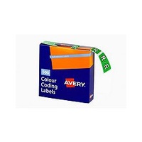 AVERY 43218 R SIDE TAB COLOUR CODING LABELS GREEN PACK 500