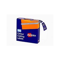 AVERY 43221 U SIDE TAB COLOUR CODING LABELS PURPLE PACK 500
