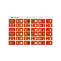 AVERY 43304 D SIDE TAB COLOUR CODING LABELS DARK ORANGE PACK 180