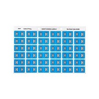 AVERY 43308 H SIDE TAB COLOUR CODING LABELS BLUE PACK 180