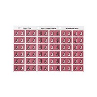 AVERY 43310 J SIDE TAB COLOUR CODING LABELS MAUVE PACK 180