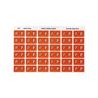 AVERY 43316 P SIDE TAB COLOUR CODING LABELS DARK ORANGE PACK 180