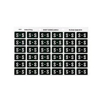 AVERY 43319 S SIDE TAB COLOUR CODING LABELS DARK GREEN PACK 180