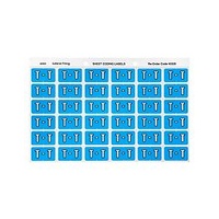 AVERY 43320 T SIDE TAB COLOUR CODING LABELS BLUE PACK 180