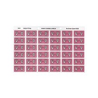 AVERY 43322 V SIDE TAB COLOUR CODING LABELS MAUVE PACK 180