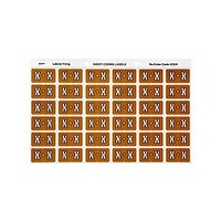 AVERY 43324 X SIDE TAB COLOUR CODING LABELS MUSTARD PACK 180