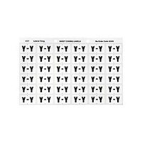 AVERY 43325 Y SIDE TAB COLOUR CODING LABELS WHITE PACK 180