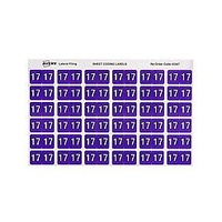 AVERY 43367 YEAR 17 SIDE TAB CODE LABEL 25x38mm PACK 180