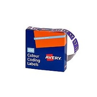 AVERY 43267 YEAR 17 SIDE TAB CODE LABEL 25x38mm PACK 500