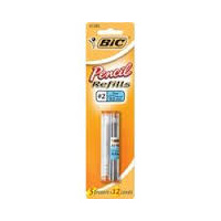 BIC PENCIL LEADS AND ERASER REFILL 0.7mm  PACK 2