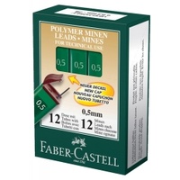 FABER CASTEL PENCIL LEADS 0.5mm 2H LEADS TUBE 12