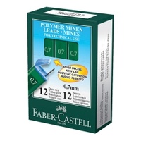 FABER CASTEL PENCIL LEADS 0.7mm 2B TUBE 12