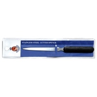 SOVEREIGN LETTER OPENER STAINLESS STEEL PLASTIC HANDLE