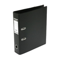 BANTEX A4 PVC STRONGLINE LEVER ARCH FOLDER BLACK
