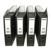 BANTEX/BEAUTONE 28615 LEVER ARCH FILE A4 BOARD BLACK