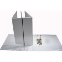 BANTEX 2736-A07 INSERT LEVER ARCH FOLDER WITHOUT FINGER HOLE A4 WHITE