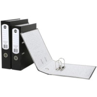 MARBIG 63020R BOARD LEVER ARCH FILES A4 LINEN REINFORCED SPINE BLACK