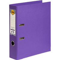 MARBIG LINEN LEVER ARCH FILE PE A4 PURPLE