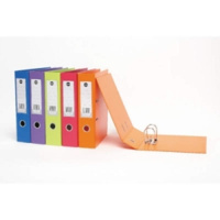 MARBIG A4 PVC LEVER ARCH FOLDER SUMMER ORANGE