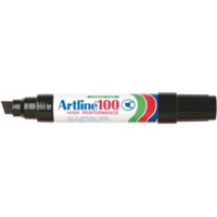 ARTLINE 100 JUMBO PERMANENT MARKER CHISEL BLACK BOX 6