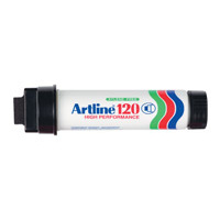ARTLINE 120 PERMANENT MARKER 20mm BROAD BLACK EACH