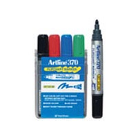 ARTLINE 370 FLIPCHART MARKER 2mm BULLET WALLET 4 ASSORTED