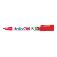 ARTLINE 700 PERMANENT MARKER FINE 0.7mm RED BOX 12