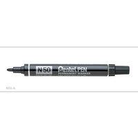 PENTEL N50 PERMANENT MARKER BULLET POINT BLACK BOX 12