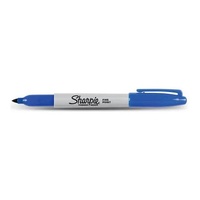SHARPIE S30001/63 PERMANENT MARKER FINE 1.0mm BLUE BOX 12