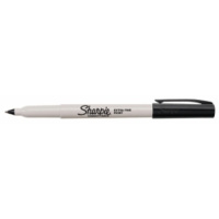 SHARPIE S3500 PERMANENT MARKER EXTRA FINE 0.4mm BLACK BOX 12