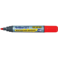 ARTLINE 577 DRY SAFE WHITEBOARD MARKER BULLET 2.0mm RED BOX 12