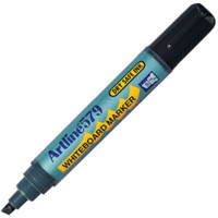 ARTLINE 579 DRY SAFE WHITEBOARD MARKER CHISEL 5.0mm BLACK EACH