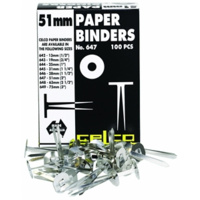 CELCO PAPER BINDERS 51mm BOX 100