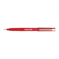 ARTLINE 200 FINELINER FINE 0.4mm RED BOX 12