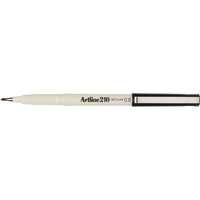 ARTLINE 210 FINELINER MEDIUM 0.6mm BLACK BOX 12