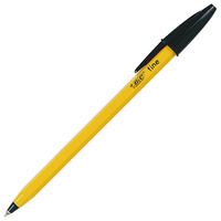 BIC FINE POINT BALLPOINT PENS BLACK BOX 12
