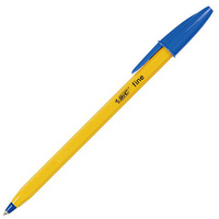 BIC FINE POINT BALLPOINT PENS BLUE BOX 12