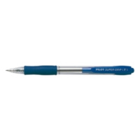 PILOT BPGP-10R SUPERGRIP PEN RETRACTABLE FINE BLUE BOX 12