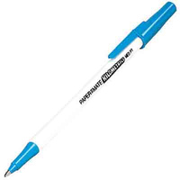 PAPERMATE KILOMETRICO BALLPOINT PENS MEDIUM BLUE BOX 12