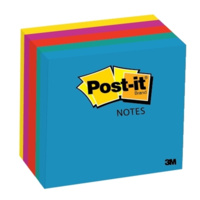 3M 654-5UC POST IT NOTES 73x73mm ASSORTED ULTRA PACK 5