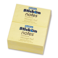 BEAUTONE PREMIUM STICK ON NOTES 76x127mm PACK 12