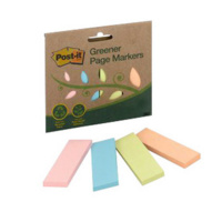 3M 671-4RP-A POST-IT GREENER PAGE MARKERS 25x76mm PINK, BLUE, GREEN, ORANGE 50