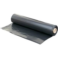 CENTREFOLD PLASTIC 1M OPEN TO 2x100m 100um BLACK
