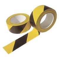 FLOOR MARKING SAFETY TAPE 48mm x 33m YELLOW BLACK