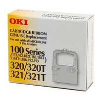 OKI MICROLINE 320/321T SERIES RIBBON BLACK