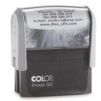 COLOP P50 PRINTER SELF INKING CUSTOM MADE STAMP 69x30mm
