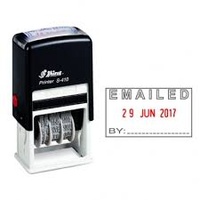 SHINY SELF INKING DATER S410 EMAIL 2 COLOUR