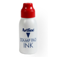 ARTLINE STAMP PAD INK 50cc RED